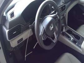 2018 HONDA ACCORD, WHITE, 1.5L TURBO, AT,  A26270